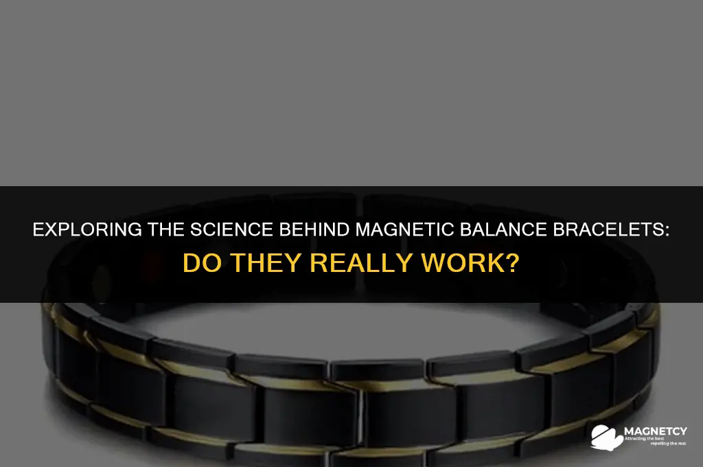 do magnetic balance bracelets work
