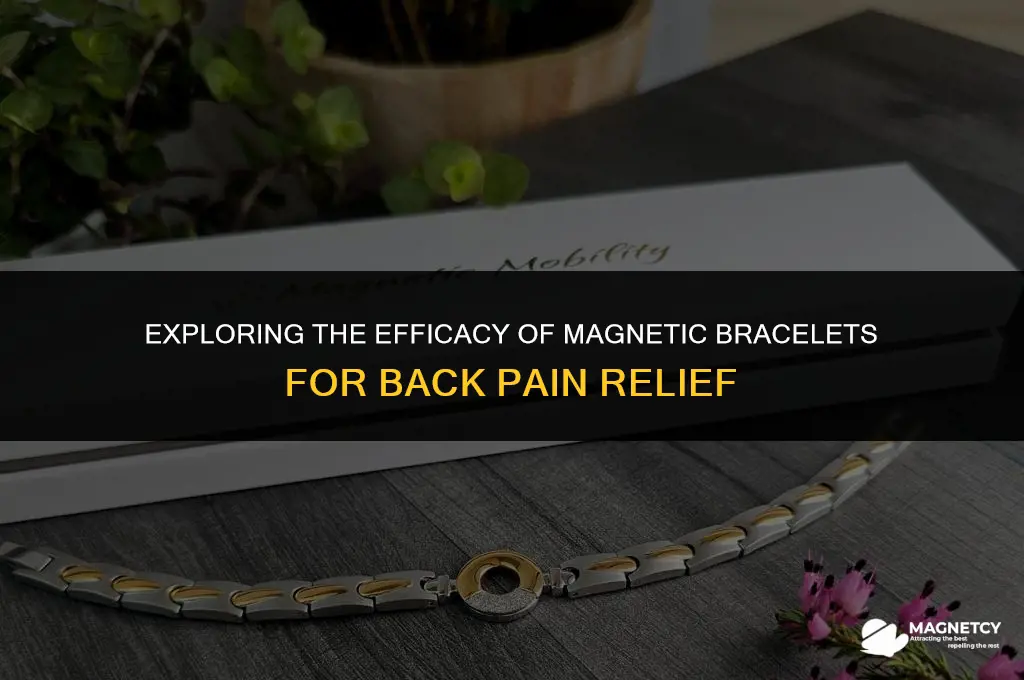 do magnetic bracelets work for back pain
