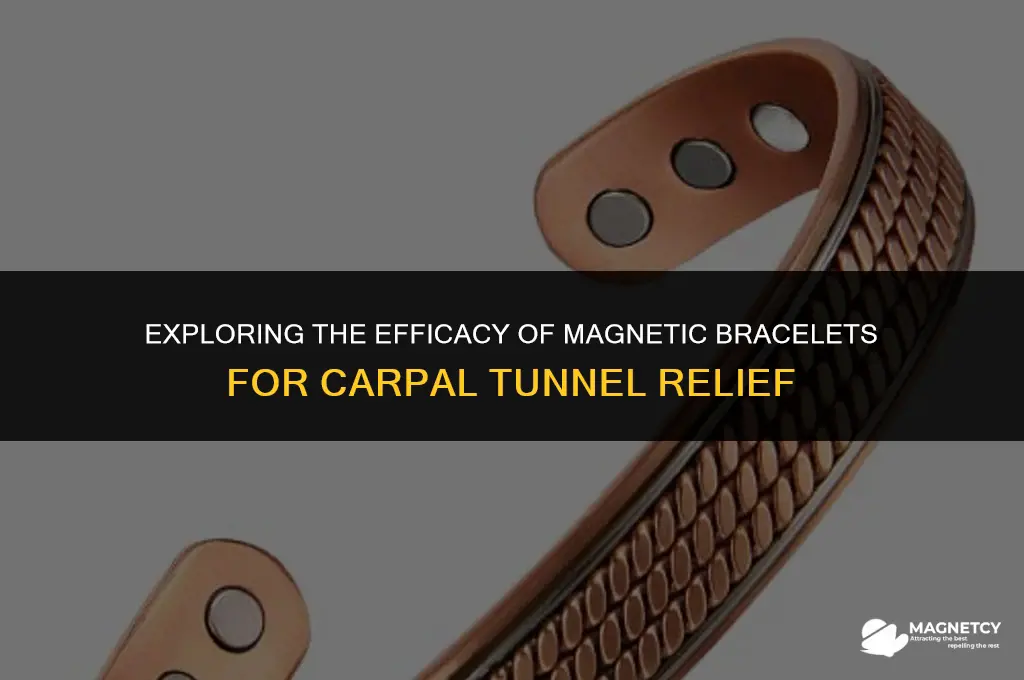 do magnetic bracelets work for carpal tunnel