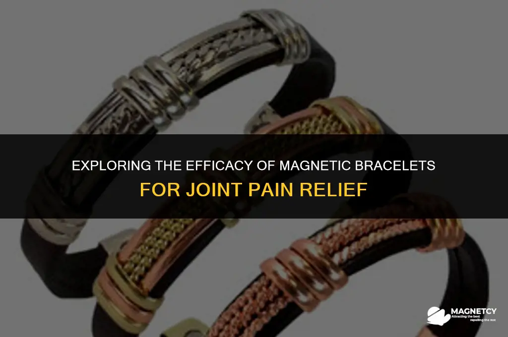 do magnetic bracelets work for joint pain
