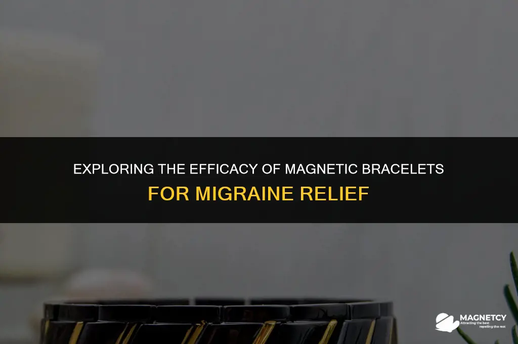 do magnetic bracelets work for migraines