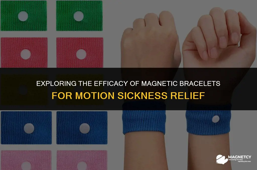 do magnetic bracelets work for motion sickness