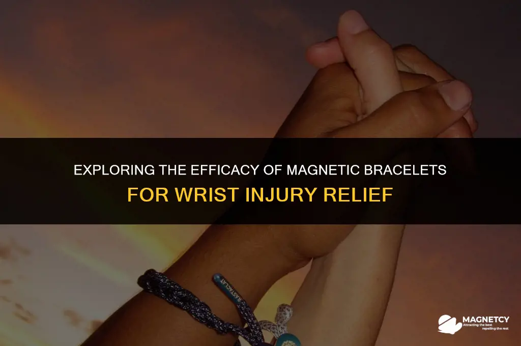 do magnetic bracelets work for wrist injury