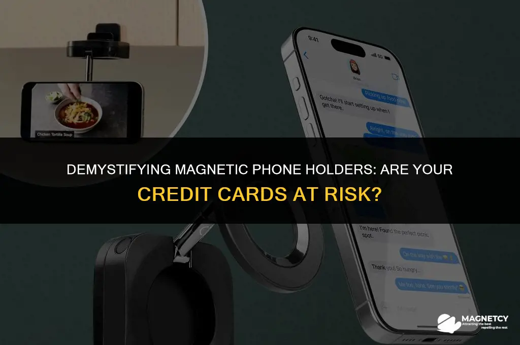 do magnetic cell phone holders damage credit cards