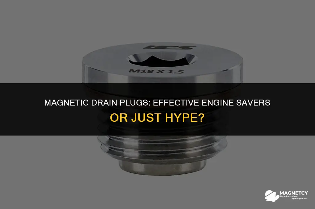 do magnetic drain plugs catch enough to save your engine