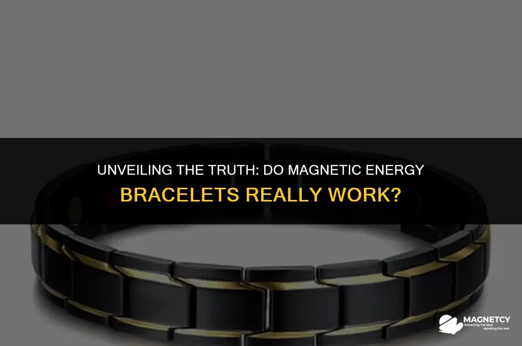do magnetic energy bracelets work