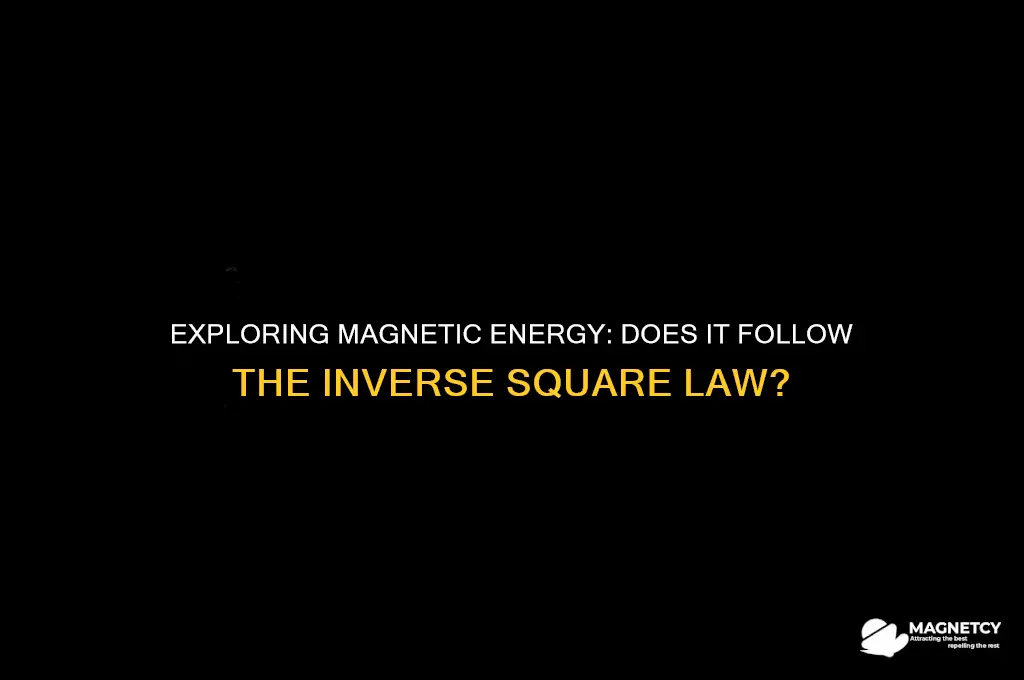 do magnetic energy follow the inverse square law