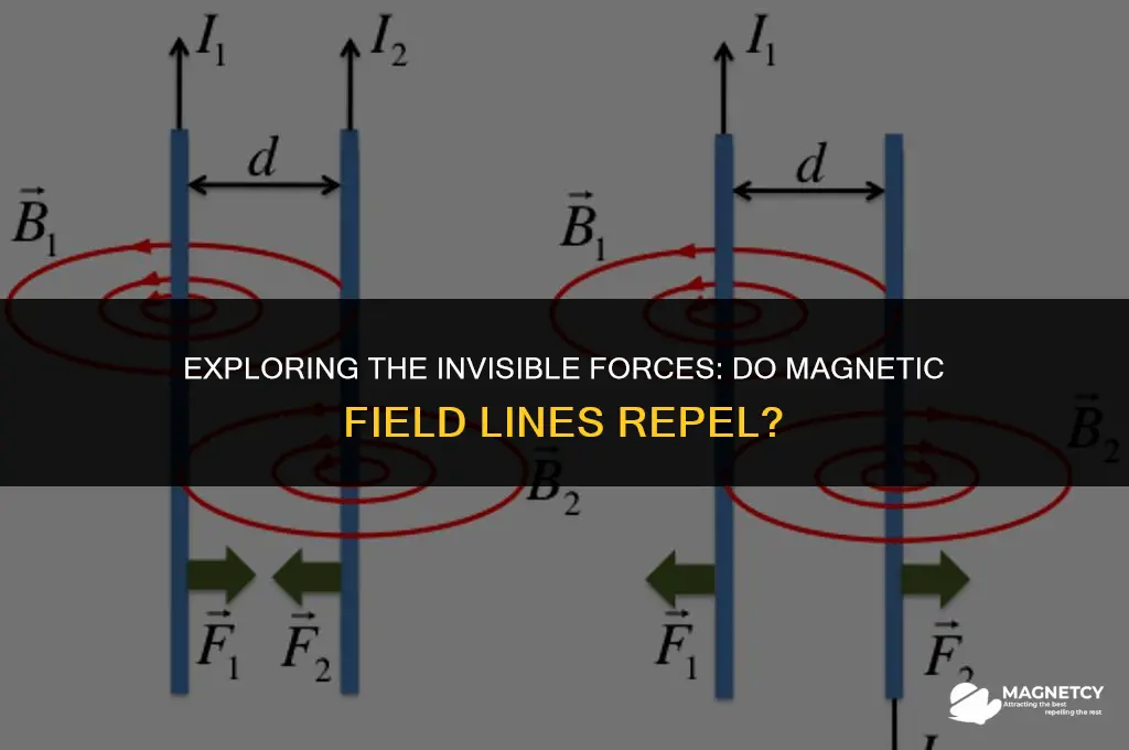 do magnetic field lines repel each other