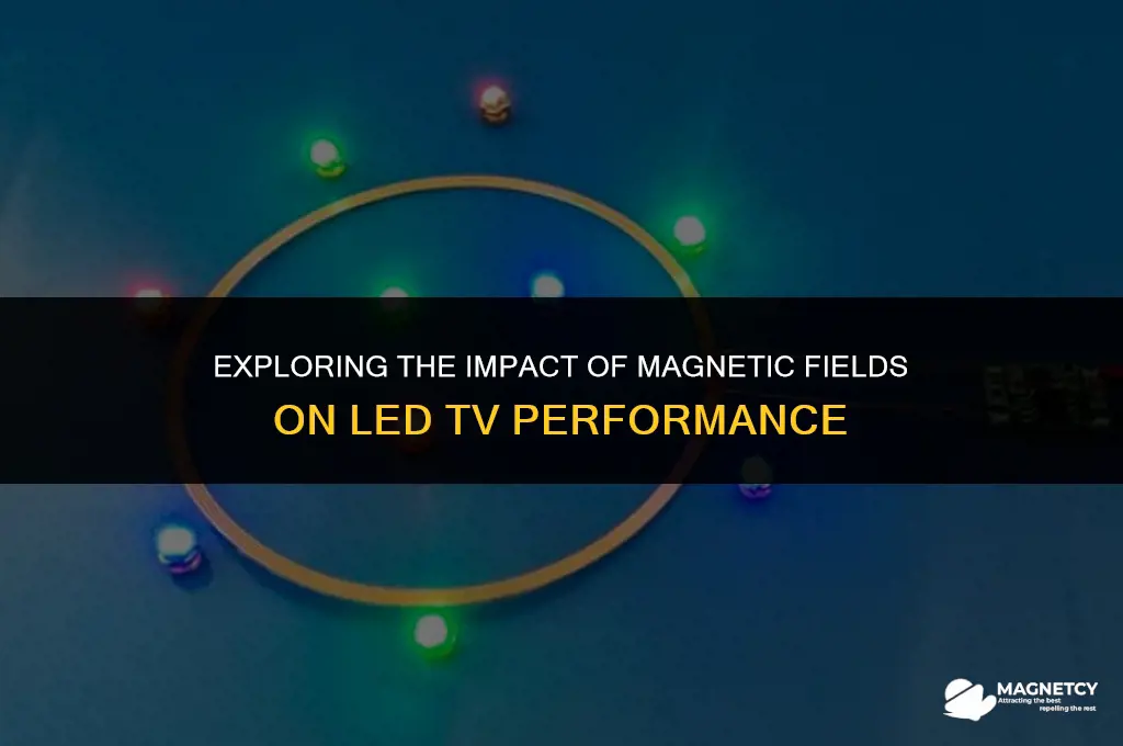 do magnetic fields affect led tv