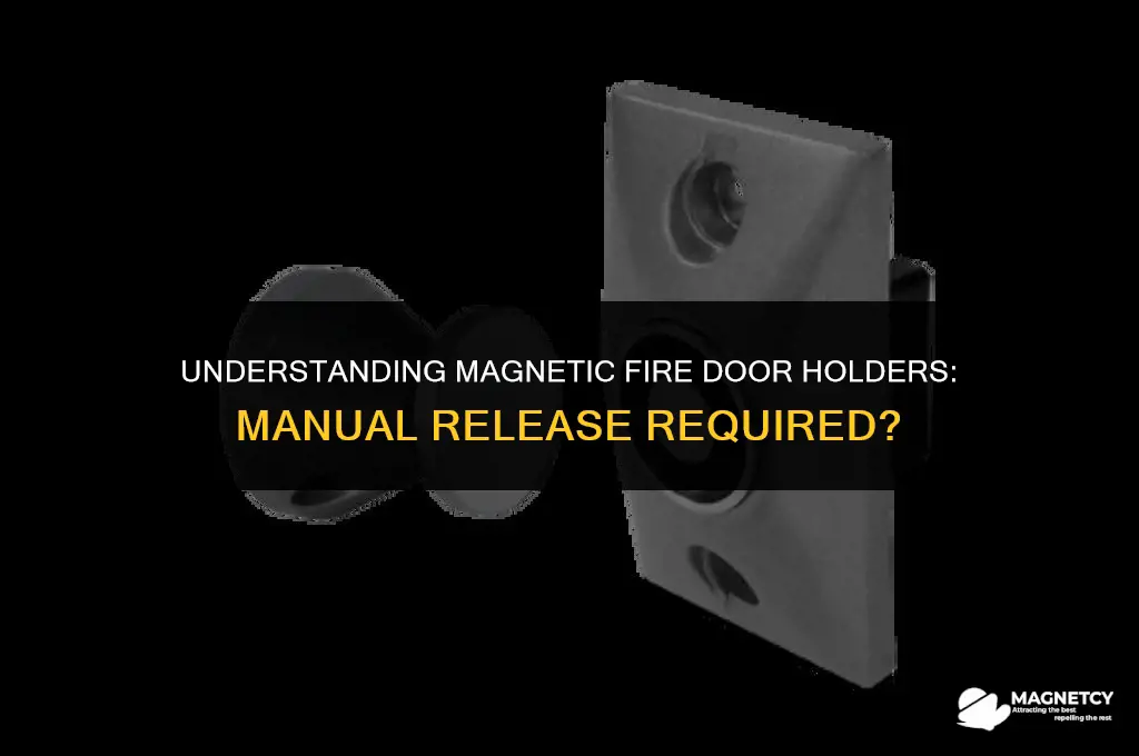 do magnetic fire door holders need to be released manually