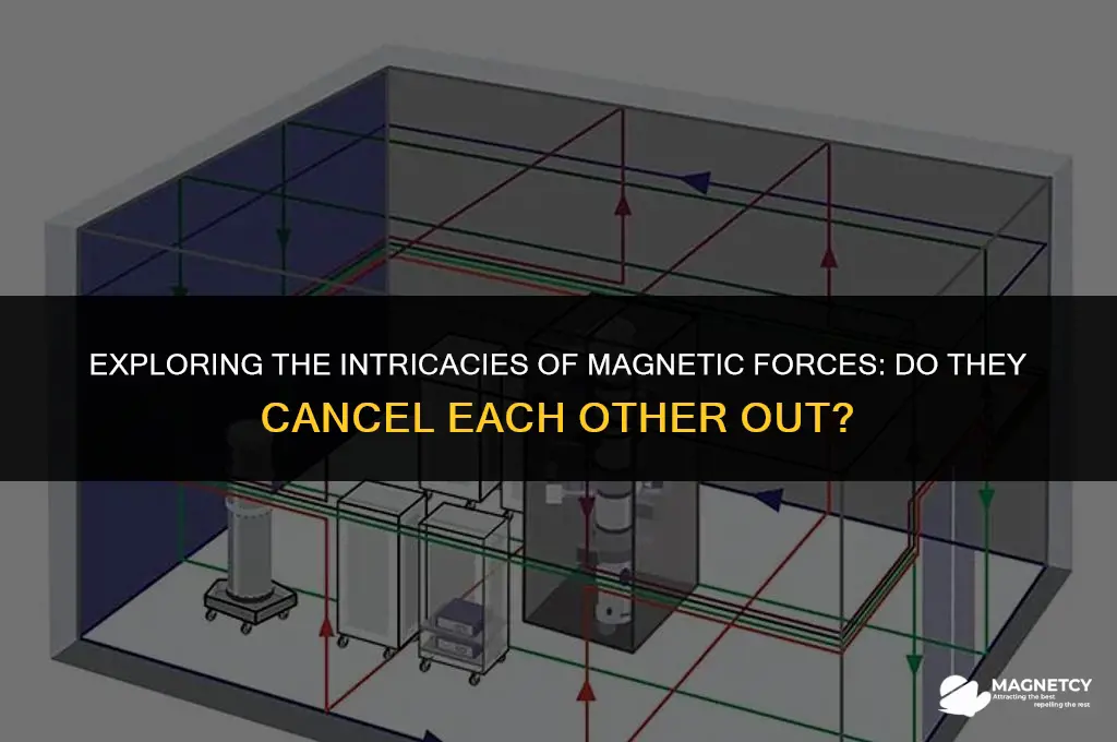 do magnetic forces cancel each other out