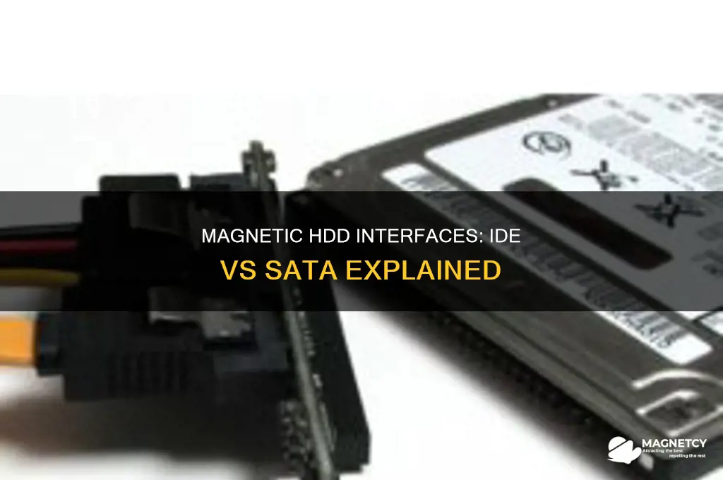 do magnetic hdd use ide or sate interface