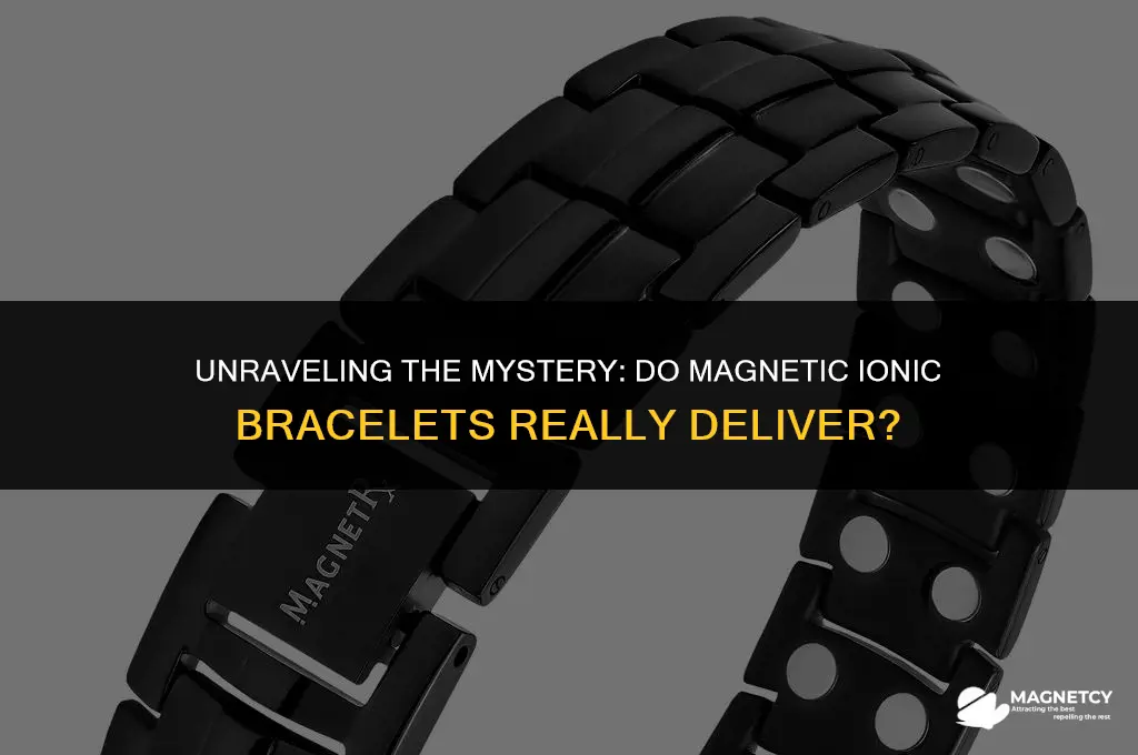 do magnetic ionic bracelets really work
