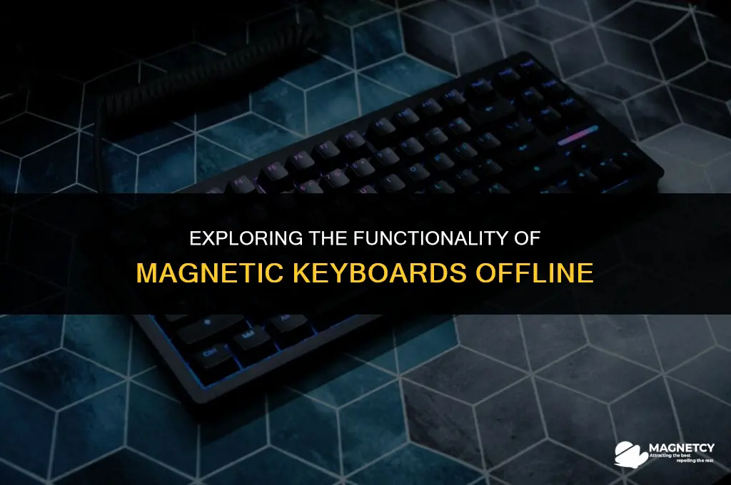 do magnetic keyboards work without connecting it