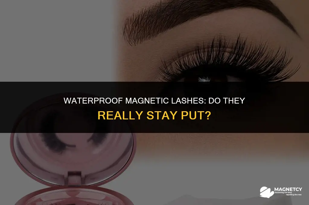 do magnetic lashes stay on in water
