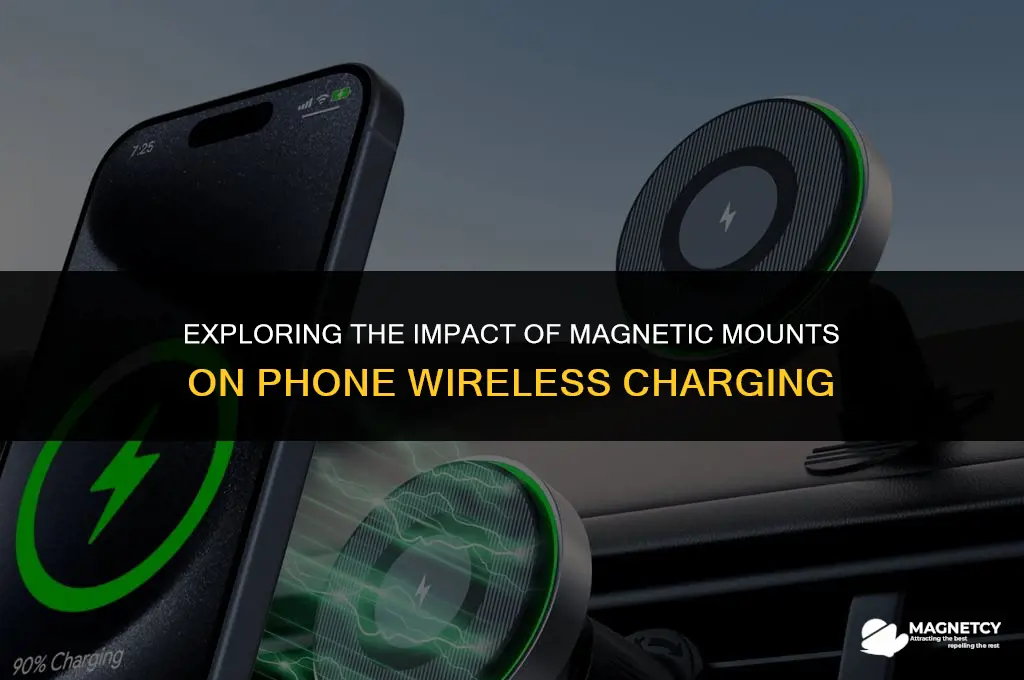 do magnetic mount pads prevent wireless charging of phones