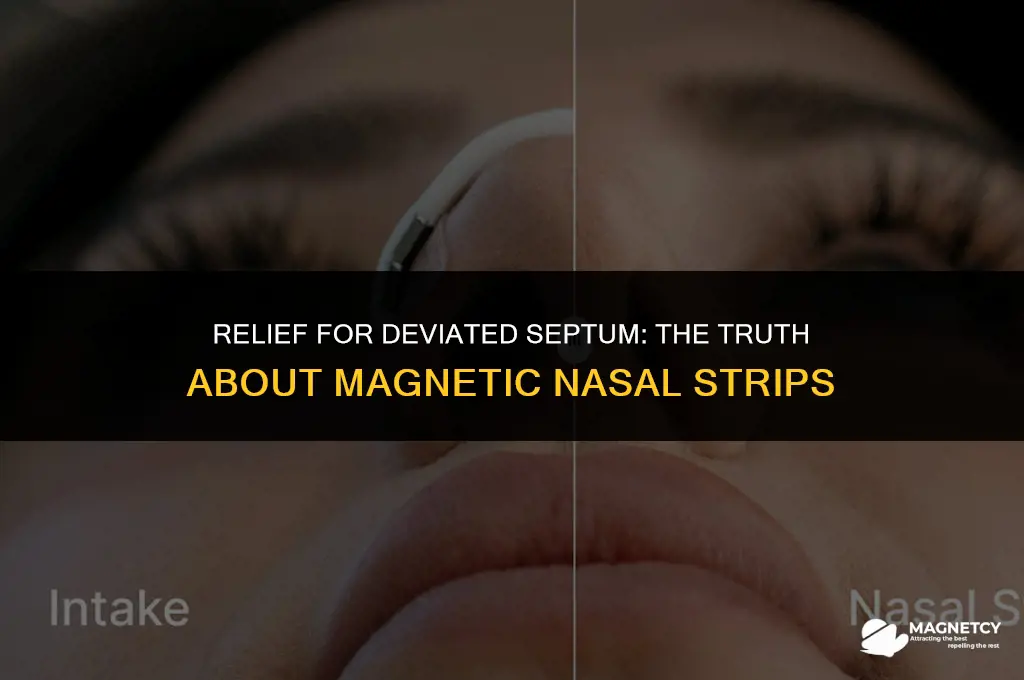 do magnetic nasal strips work for deviated septum