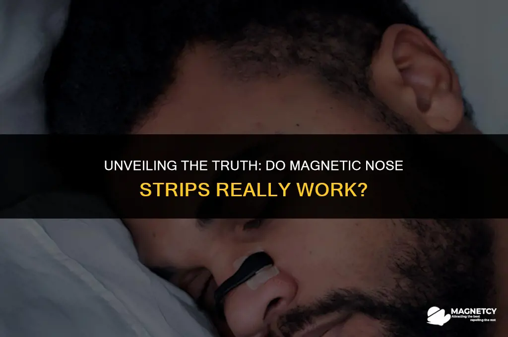do magnetic nose strips work