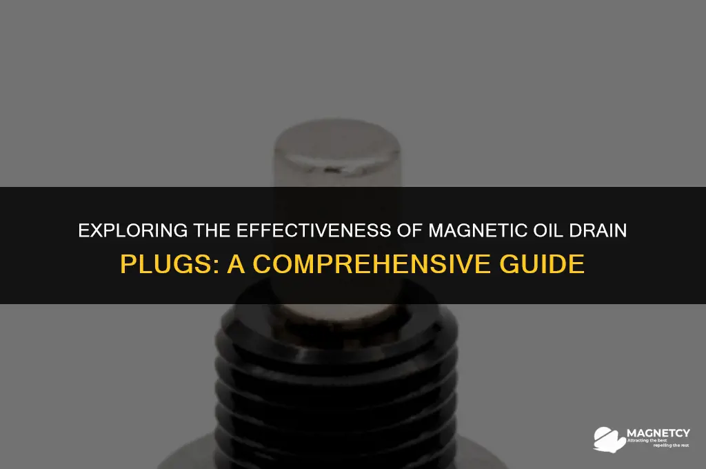 do magnetic oil drain plug work