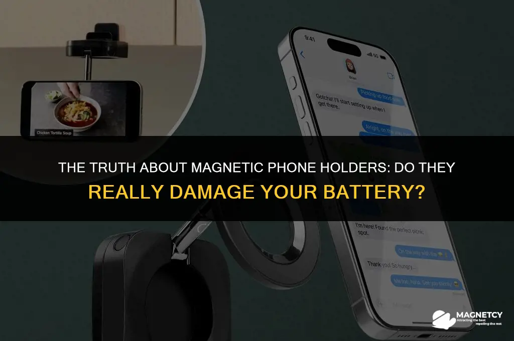do magnetic phone holders damage phone battery