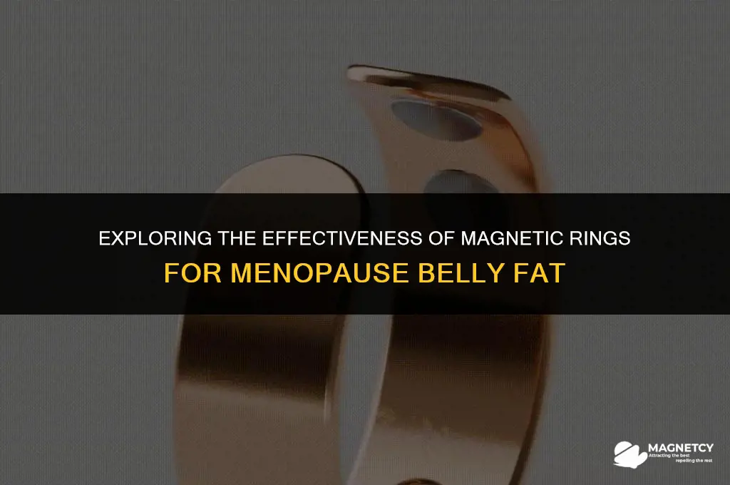 do magnetic rings work for menopause belly fat