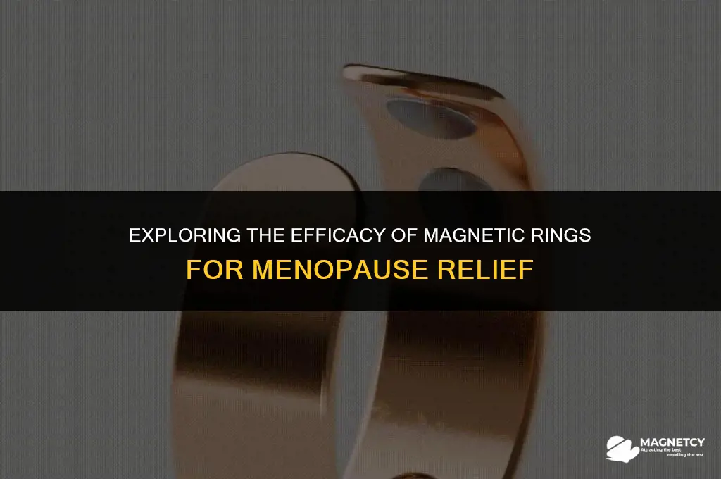 do magnetic rings work for menopause