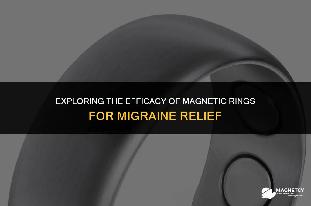 do magnetic rings work for migraines