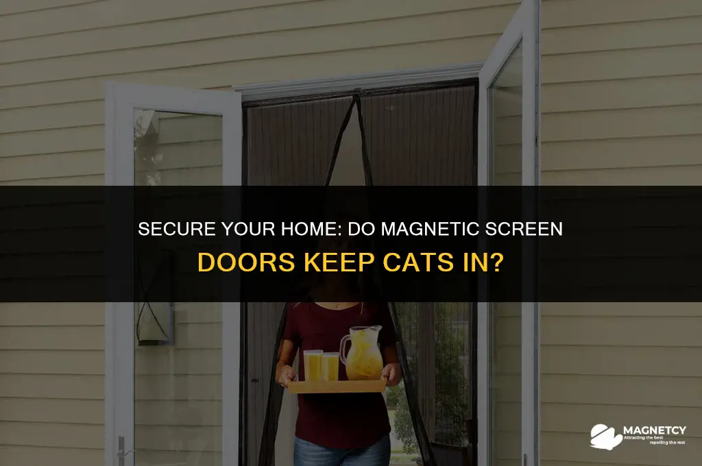 do magnetic screen doors keep cats in