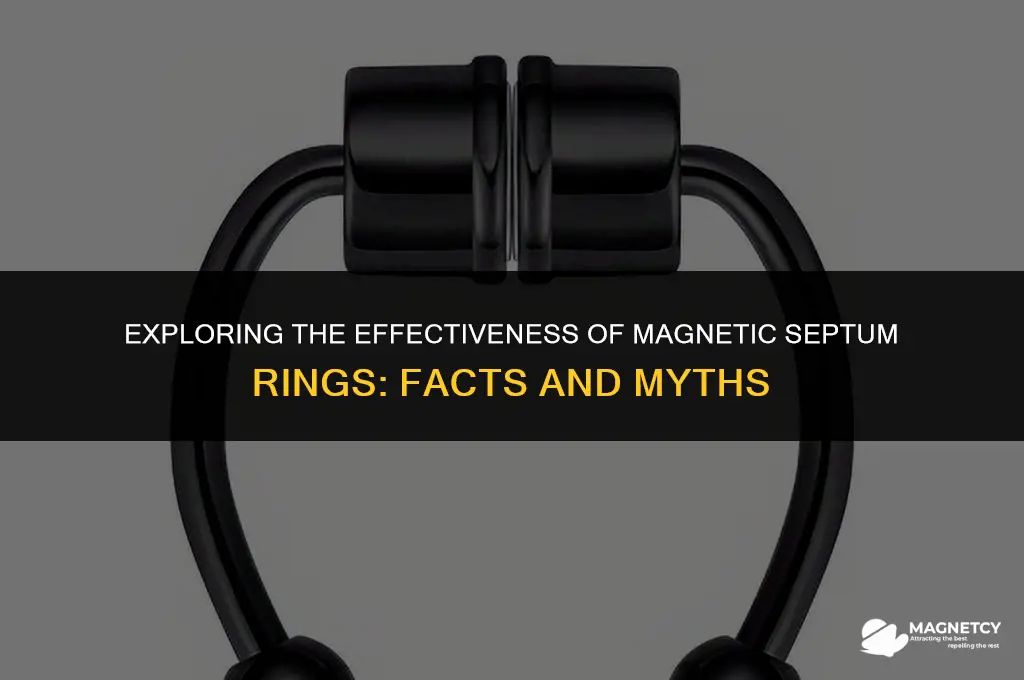 do magnetic septum rings work