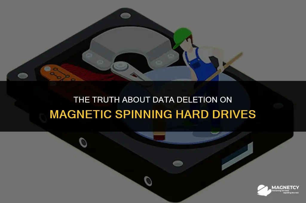 do magnetic spinning hard drives completely delete data