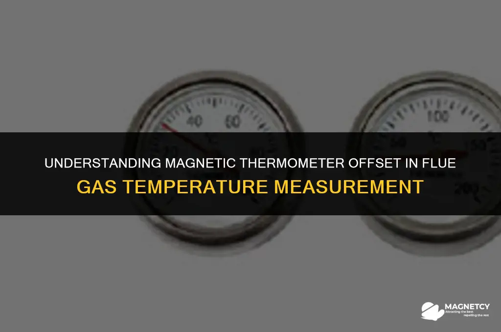 do magnetic thermometer for flue have internal to surface offset