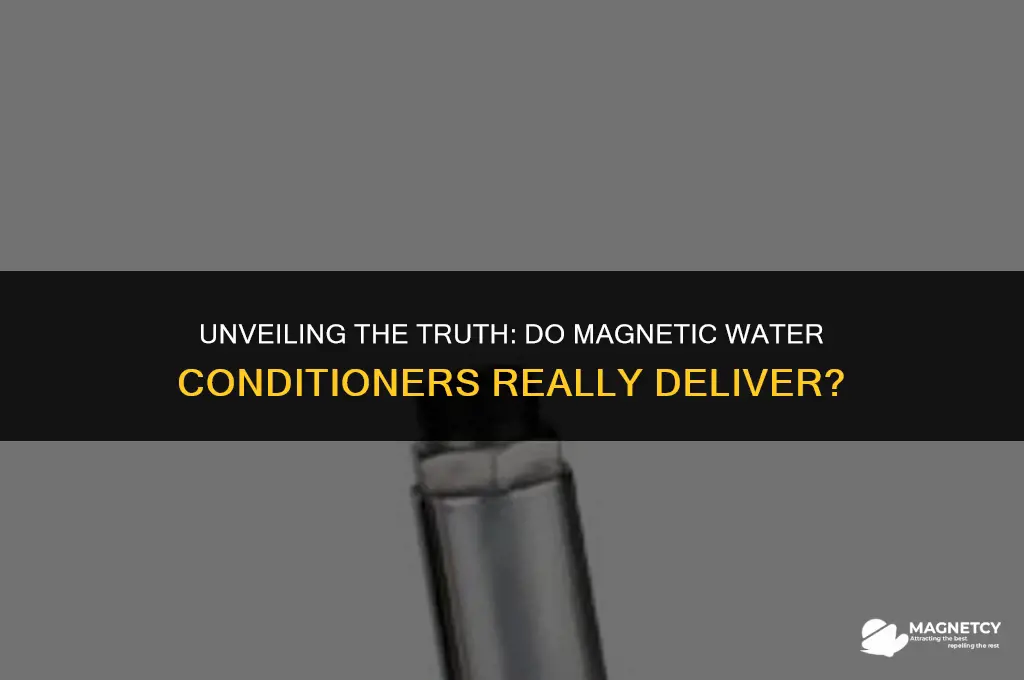 do magnetic water conditioners really work