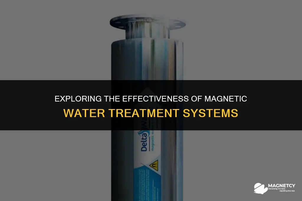 do magnetic water treatment work