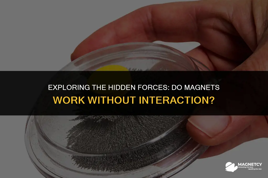 do magnetic work when they dont interact