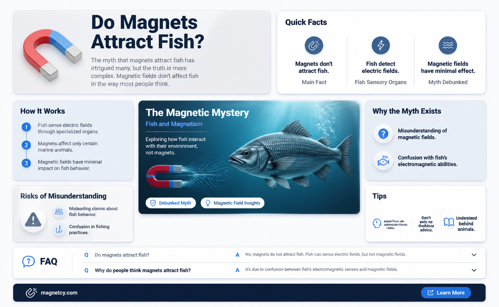 are fish attracted to magnets