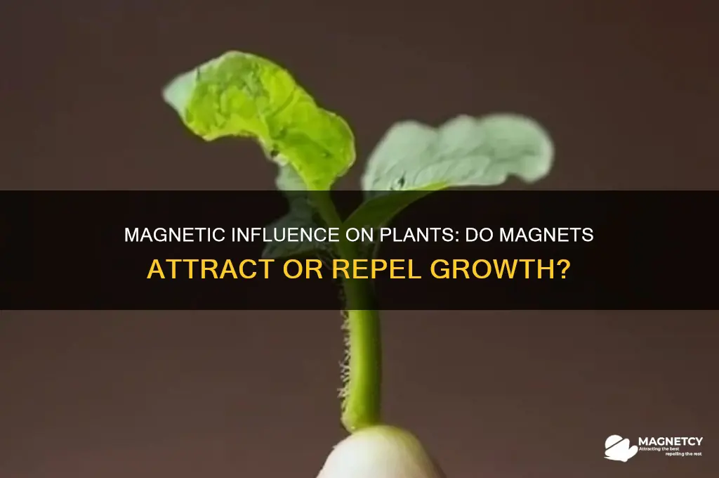 do magnets attract plants