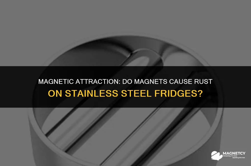 do magnets cause rust on stainless stell fridges