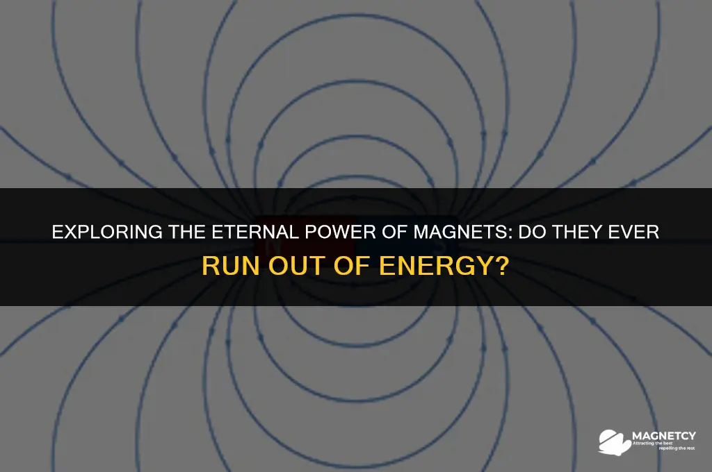 do magnets ever run out of energy
