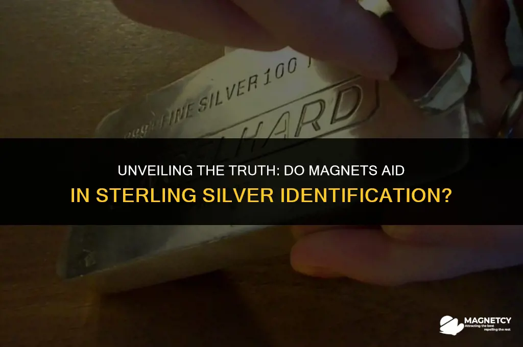 do magnets help in sterling silver identification
