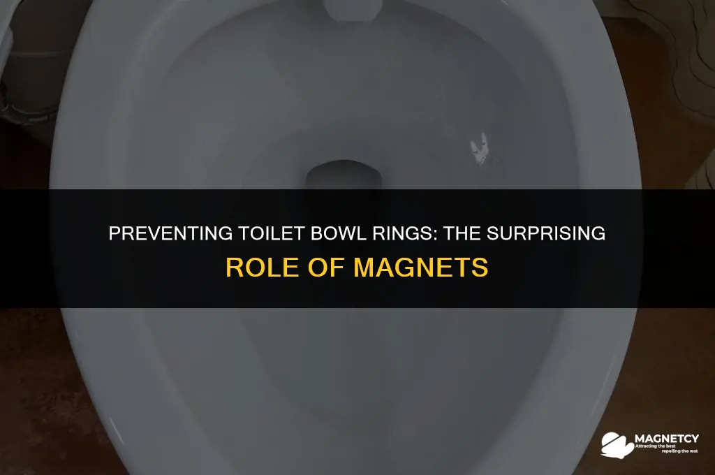 do magnets help keep rings from forming in toilet bowls