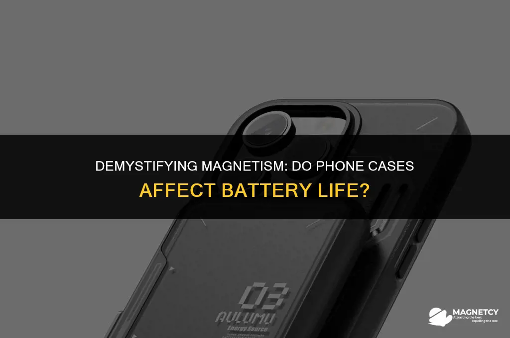 do magnets in phone cases bother your battery