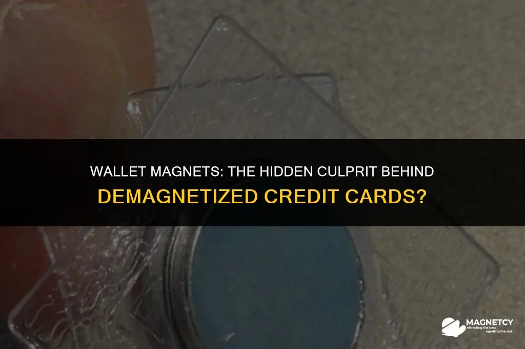 do magnets in wallets demagnetize credit cards