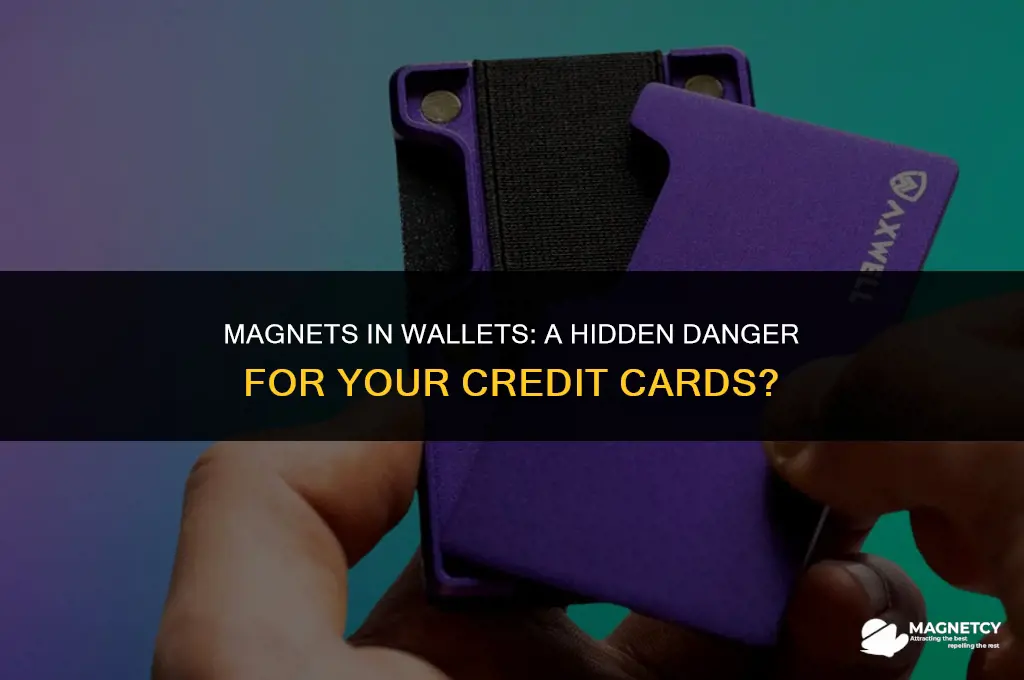 do magnets in wallets ruin credit cards