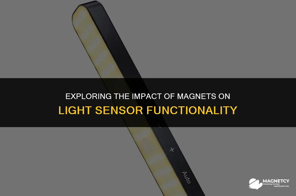 do magnets interfere with a light sensor