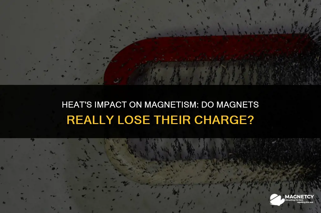 do magnets lose their charge with heat
