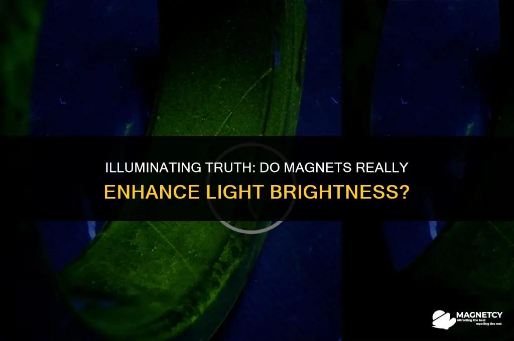 do magnets make lights brighter