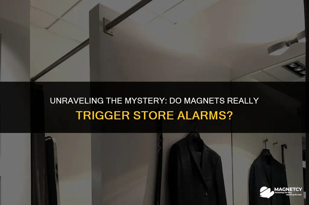 do magnets make store alarms go off
