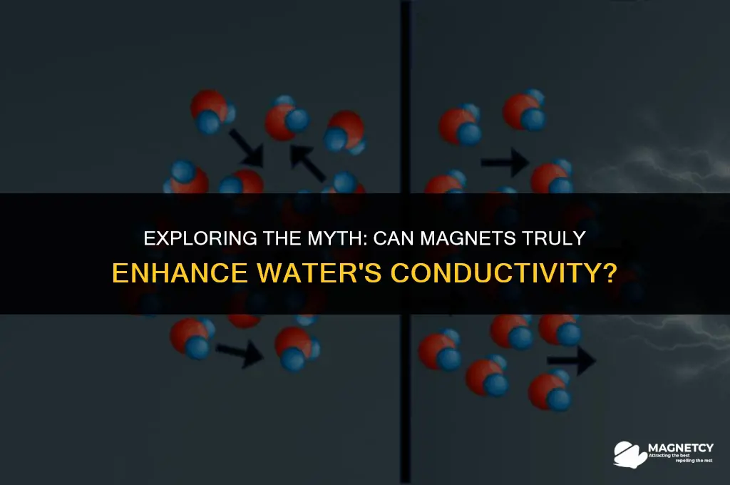 do magnets make water conductive