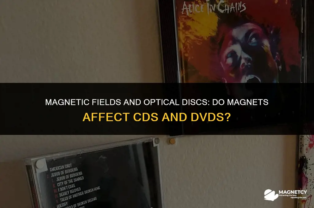 do magnets mess with cd and dvd