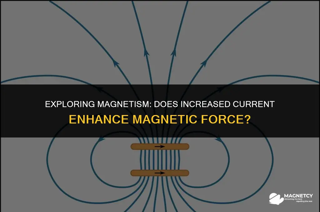 do magnets need more current for more force